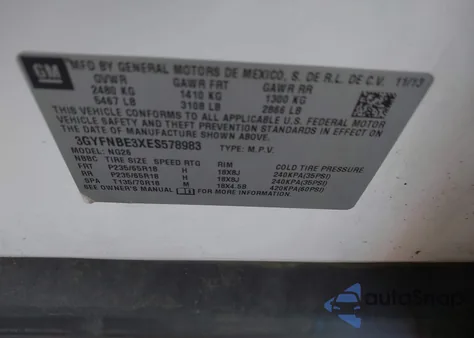 2014 Cadillac Srx Luxury Collection from USA, damaged, VIN 3GYFNBE3XES578983